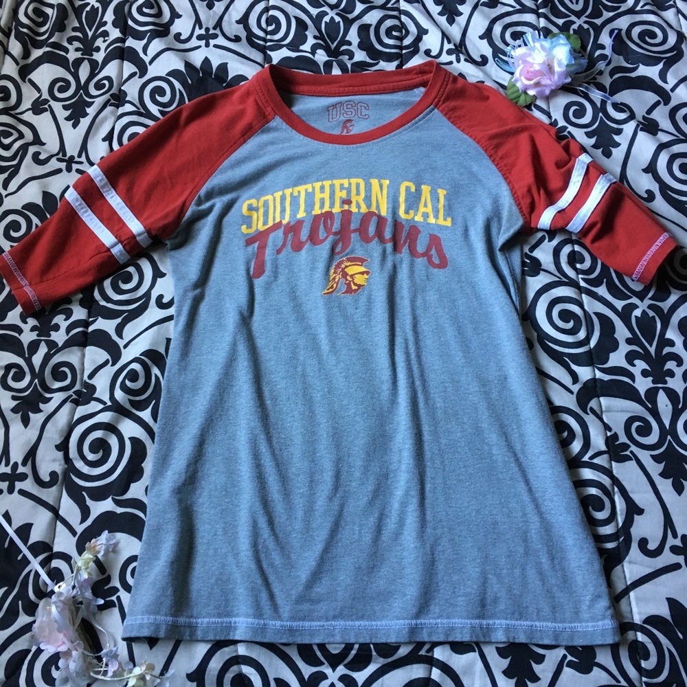 USC college baseball tee